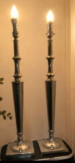 mid century table lamp x2