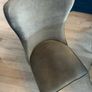 Round Dining Table & 4 Velvet Chairs Image 6