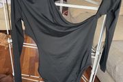 body suit asymmetric design sz M