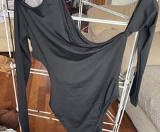 body suit asymmetric design sz M