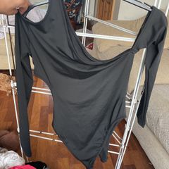 body suit asymmetric design sz M