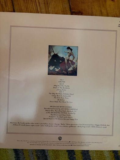 Roy Cooder vinyl lp