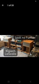 Very Rare opportunity to own one of the Finest Audiophile Speakers Ever Made Klipsch La-Scala LS BB pristine only set Available