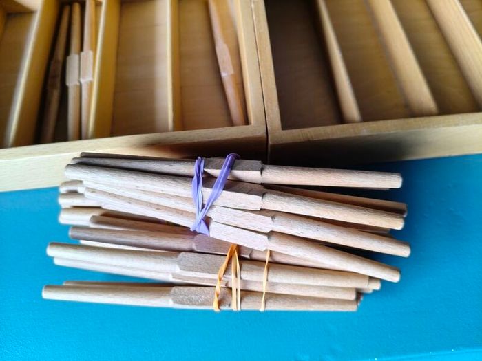 Montessori Spindle Box