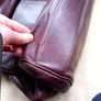 Holden Brown Leather Briefcase Suede Lined Image 5