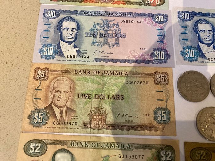 Jamaica! Banknotes and Coins Lot