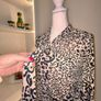Ladies Leopard Print Blouse from Dunnes Stores Size Xs UK 6-8 / EU 34-36 Image 9