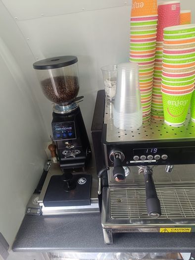 Coffee trailer ready to go business