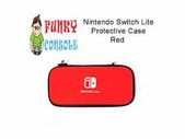 Nintendo Switch Lite Console EVA Hard Protective Case Zip Cover Carry Bag Pouch Red