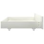 Bed Frame with 2 Drawers White Solid Pine Wood 100x200 cm Image 10