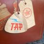 1950s leather doctor's bag, Cunard sticker, D18 Image 6