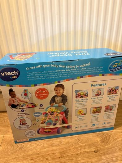 Brand new vtech Baby First Steps Baby Walker Pink