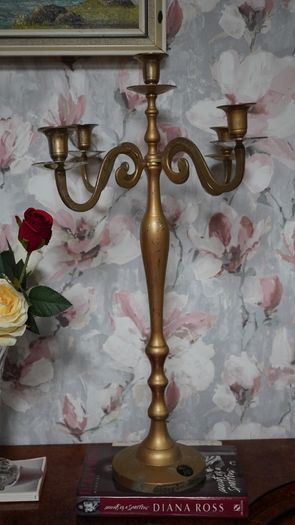 Pair of Vintage 5-Light Candelabra