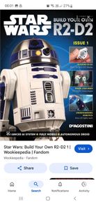 Star wars build R2-D2 robot