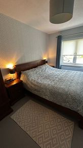 Super-King 6ft Dark Gloss Wood Bed Frame