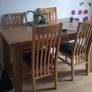 Solid Wood Dining Table (+6 chairs) Image 5