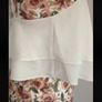 top forever 21 ivory double layered cami top size large Image 2