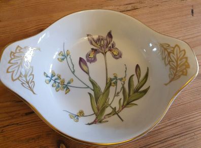 Spode Stafford Flowers Iris au gratin oven to table dishes x 2