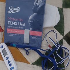 Boots Maternity Tens Machine Unit with brand new pads and spare battery for sale