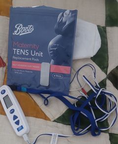 Boots Maternity Tens Machine Unit with brand new pads and spare battery for sale