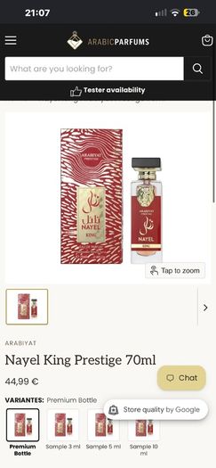 Nayel king arabiyat perfume