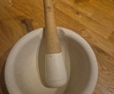 antique mortar and pestle