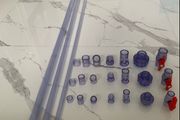 Transparent clear UPVC / PVC tube / pipe / fitting ball valve size 20mm