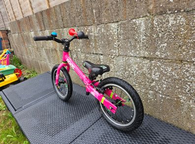 Frog Tadpole Plus 14" Wheel Balance Bike Purple Like New
