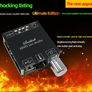 MINI 50Wx2 Bluetooth 5.0 Wireless Audio Digital Power amplifier Stereo board Bluetooth Amp Amplificador 3.5MM USB APP C50L Image 2