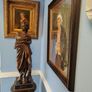Bronze.  Beautiful Large statue of Virgil after Jules Dalou. Early 20th Century. Image 2