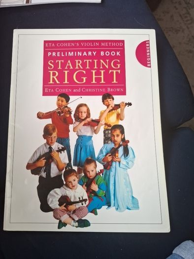 Eta Cohens Violin Method Pleliminary Book Starting Right