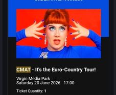 CMAT ticket Cork 20 June Standing