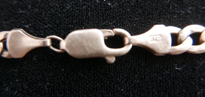 Vintage Solid Gold 9 Ct  Gold  375 Identity Men's Bracelet