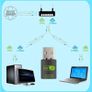 2 in 1 USB WiFi Bluetooth Wireless Adapter 600Mbps Dongle Dual Band 2.4G+5GHz High-Speed Network Card Receiver for PC Laptop Image 5