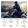 Wireless BT12 Motorbike Bluetooth Helmet Headset BT V5.0 + EDR Motorbike Riding Handsfree Call Music Microphone Headphones Image 2
