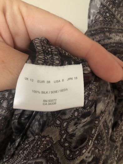 Nicole Farhi 100% silk dress