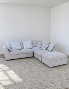 Beige Harvey norman corner sofa/sofabed l shaped couch