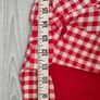 Cute Red and White Gingham check blazer size 8 Image 9
