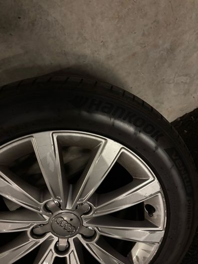 set of Audi wheels