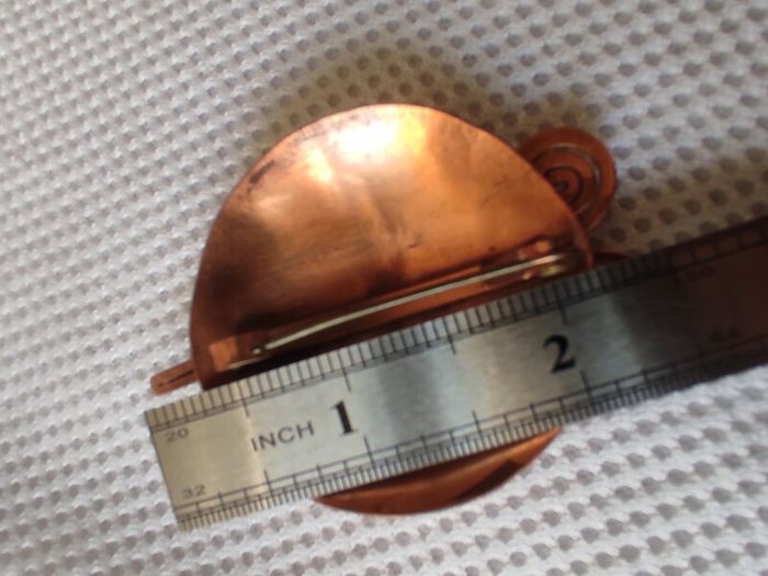Copper brooch
