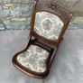 Antique mahogany Folding Rocking Chair. Image 2