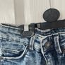 BMWT Bershka High Waist denim shorts Image 3