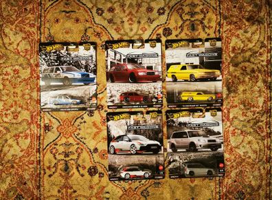 Hot Wheels Premium Fast Wagons set of cars