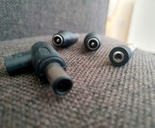 Mixed DC Barrel Power Adapters & Audio Jack Adapter