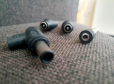 Mixed DC Barrel Power Adapters & Audio Jack Adapter