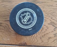 Old NHL Toronto Maple Leafs puck
