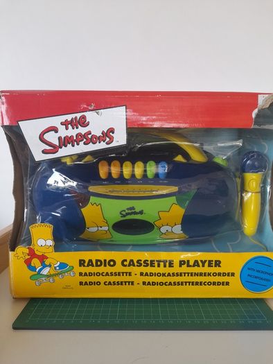 Rare The Simpsons Radio Cassette Player