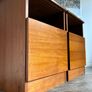 Vintage Retro Mid Century Teak Bedside Cabinets (Pair) Image 2