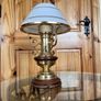 Ceramic lamp 65 euro. Brass with glass shade 95 euro . Chinese style 50 euro . Image 8
