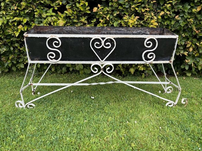 Vintage Kitsch retro trough planter c1960